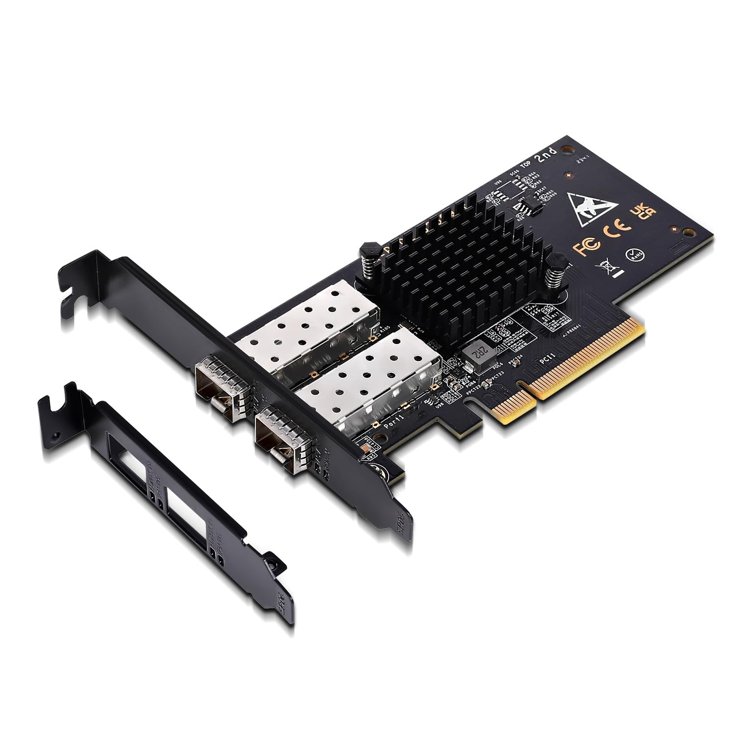 10Gbps Lanカード　SFP PCI Express Amazon | 10GbデュアルLAN SFP PCI-eネットワークカード、82599